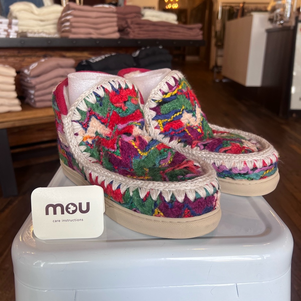 Mou Women's Colorful Patterned Slippers
